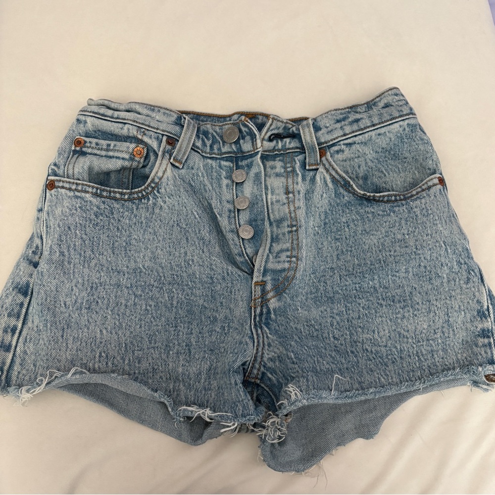 Levi's 501 Light Wash Shorts